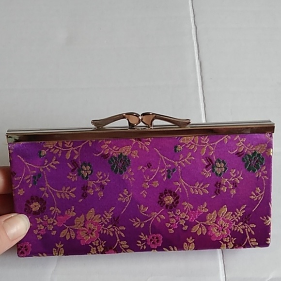 Silk covered wallet - Picture 4 of 6
